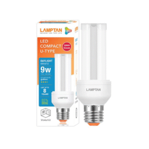 หลอด LED COMPACT U-Type 9W. แสง WARM WHITE