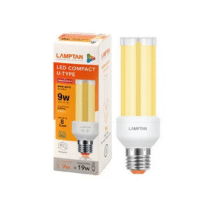 หลอด LED COMPACT U-Type 9W. แสง DAYLIGHT