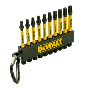 DeWALT ดอกไขควงพวงกุญแจ 10 ชิ้น