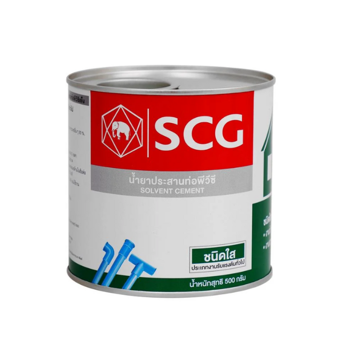 กาวทาท่อตราช้าง ขนาด 500 กรัม ชนิดใส