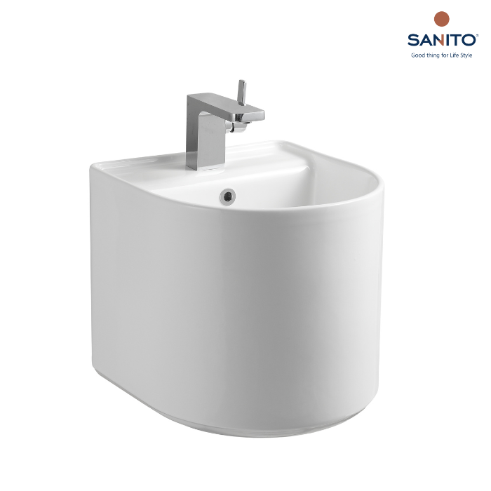 อ่างล้างหน้าแบบออกผนัง Series CALM - SANITO