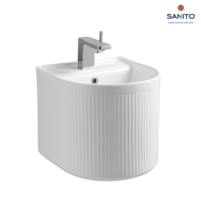 อ่างล้างหน้าแบบออกผนัง Series RUMI - SANITO