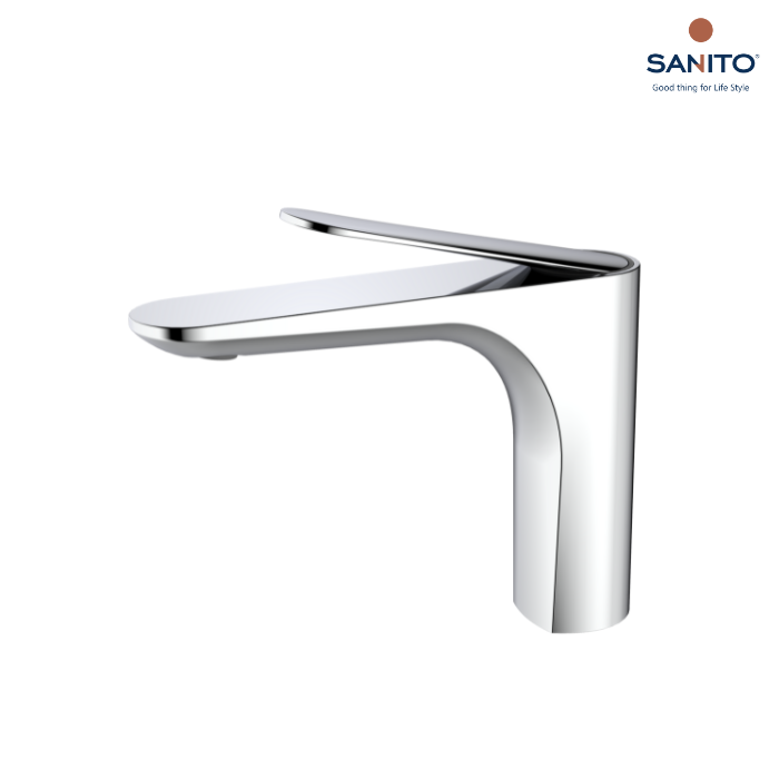 ก๊อกผสมอ่างล้างหน้า แบบก้านโยก Series SHINE - SANITO