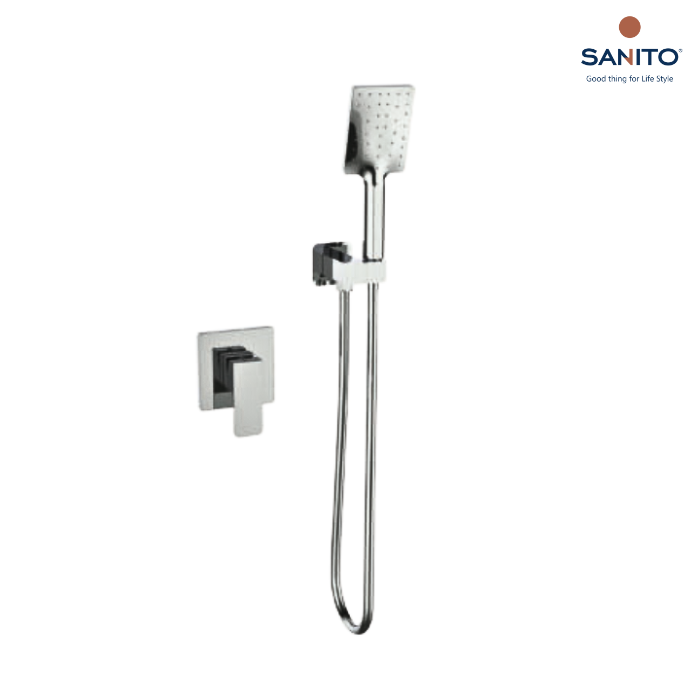 ฝักบัวสายอ่อน แบบผสม พร้อมวาล์วฝังผนัง Series MIST - SANITO