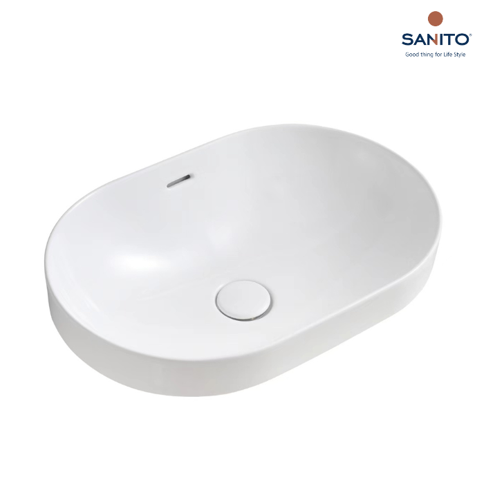 อ่างล้างหน้าวางบนเคาน์เตอร์ Series ELLIN - SANITO