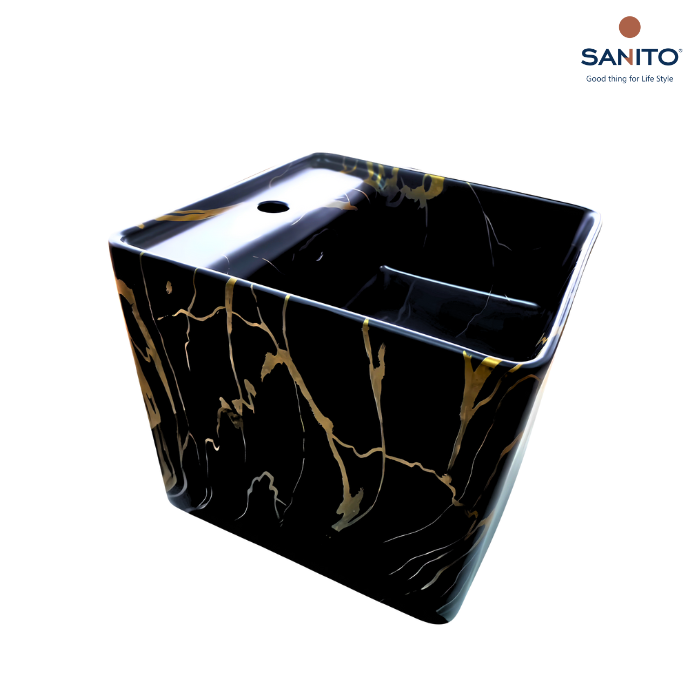 อ่างล้างหน้าแบบออกผนัง Series HUSH - SANITO