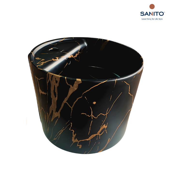 อ่างล้างหน้าแบบออกผนัง Series GLOW- SANITO