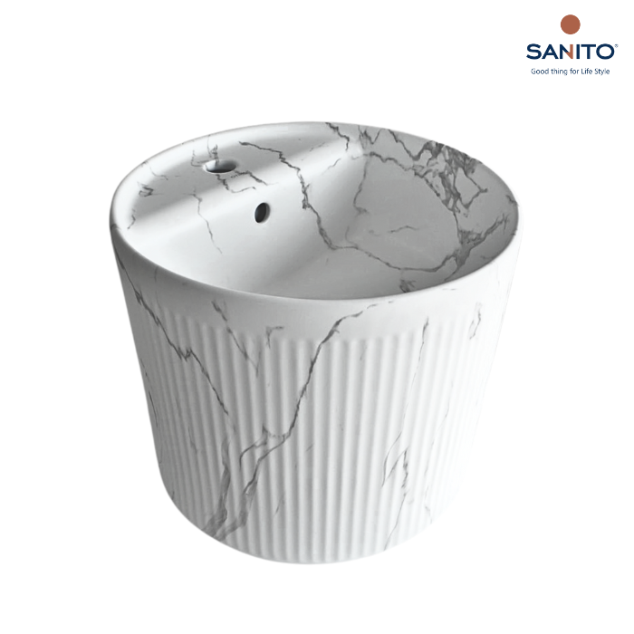 อ่างล้างหน้าแบบออกผนัง Series NEST - SANITO