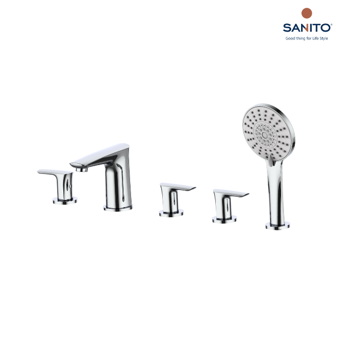 ก๊อกผสมติดอ่างอาบน้ํา Series MIIX+ - SANITO