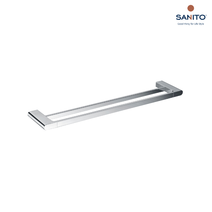ราวแขวนผ้า แบบราวคู่ 600 มม SANITO
