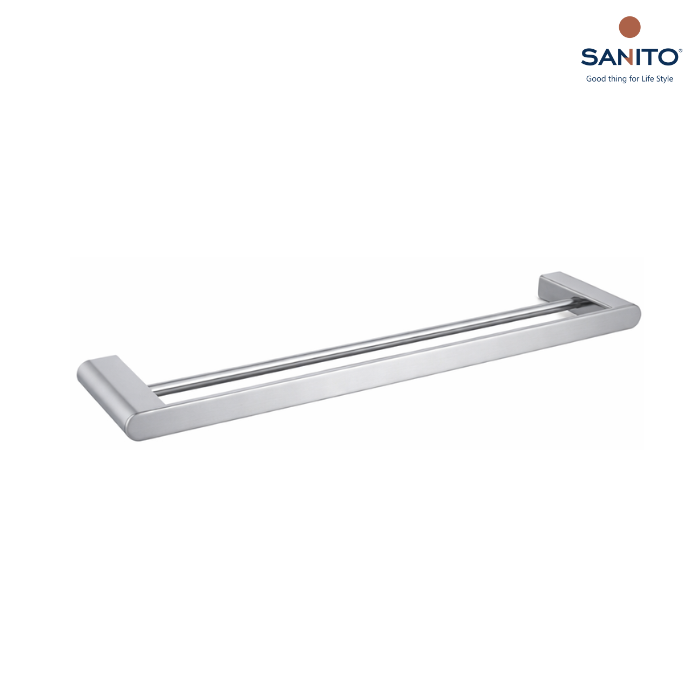 ราวแขวนผ้า แบบราวคู่ 600 มม SANITO